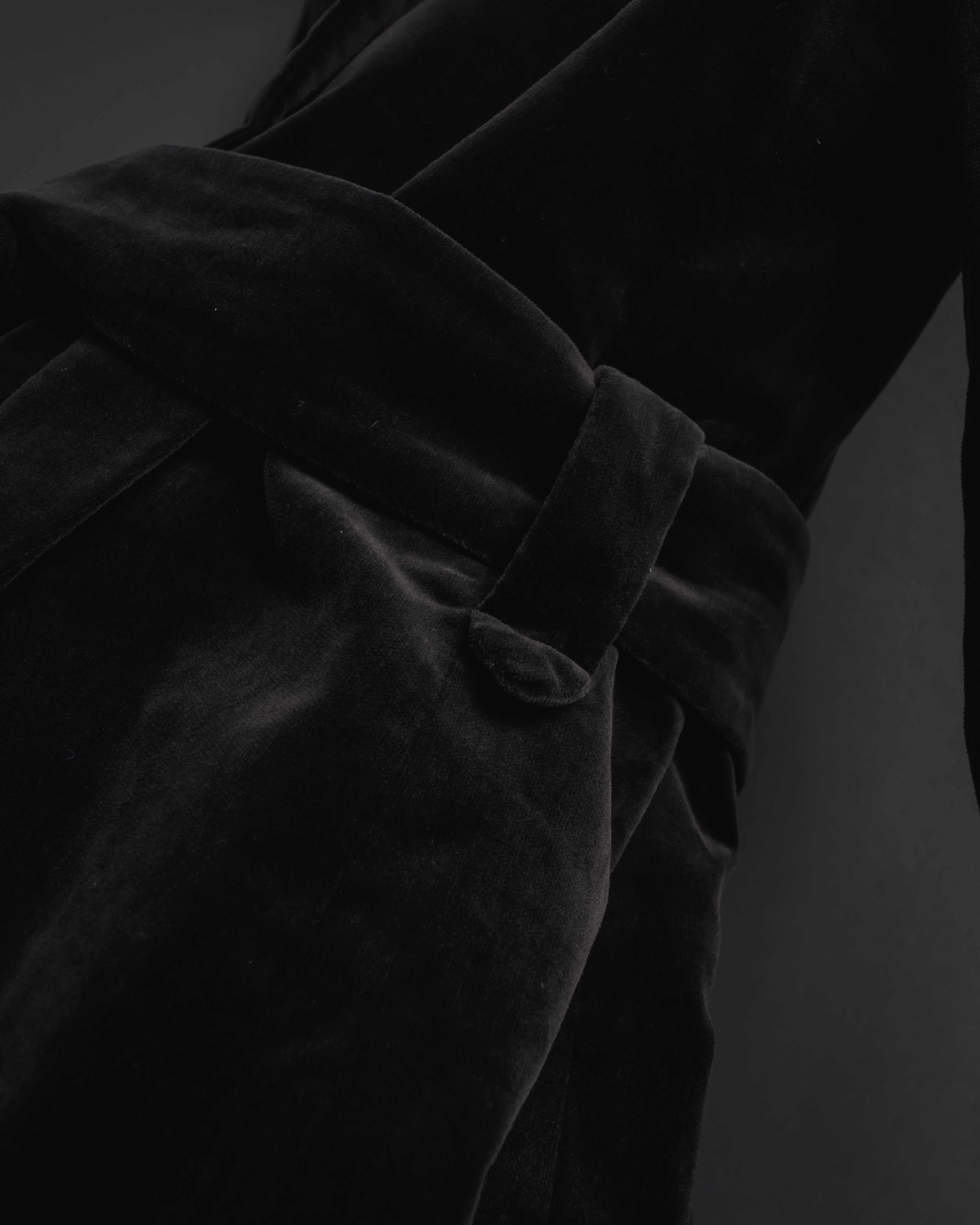 -SPECIAL- "JIL SANDER"
90’s-00’s Architectural cotton velvet belted coat