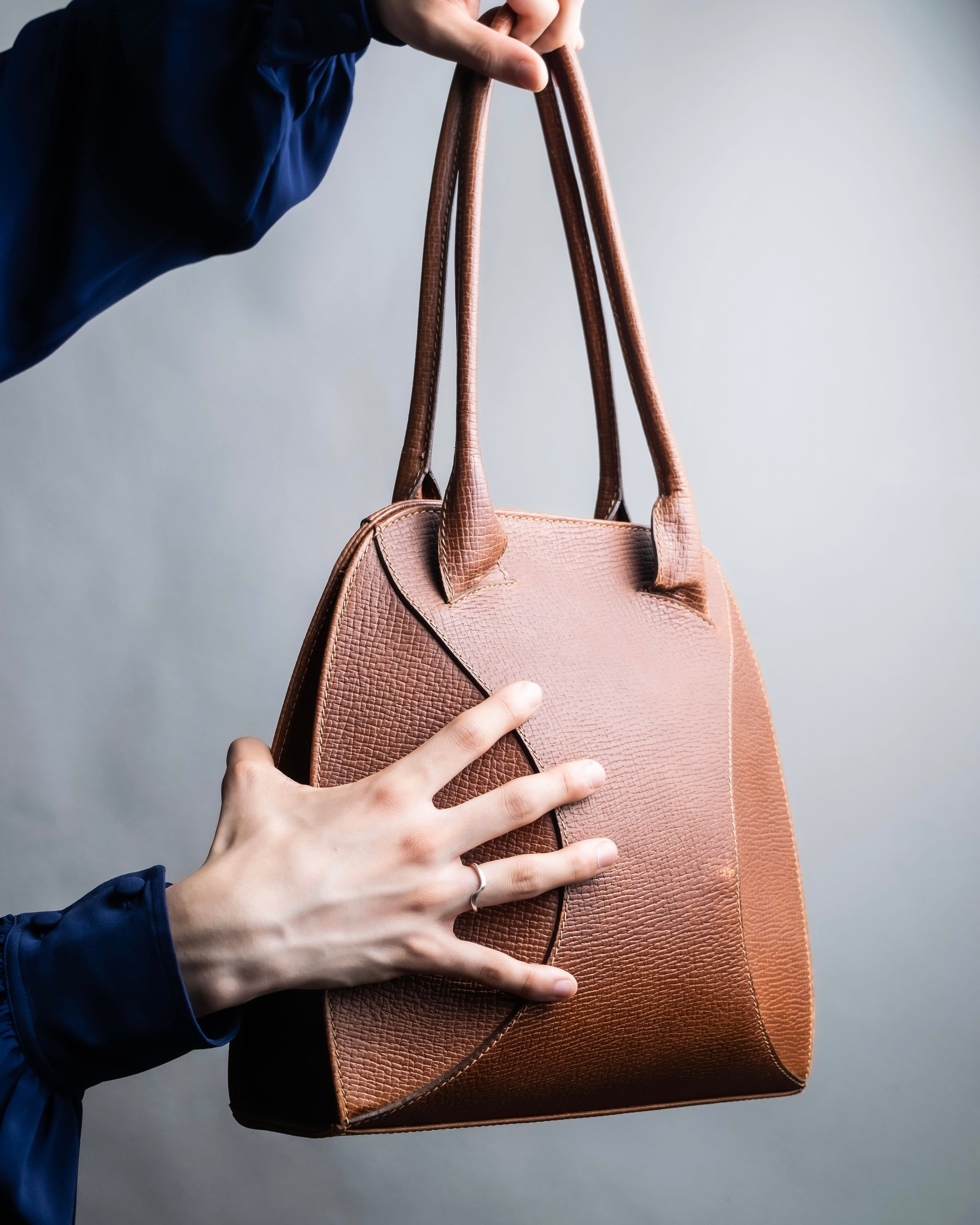 "LOEWE" Vintage texture tote bag