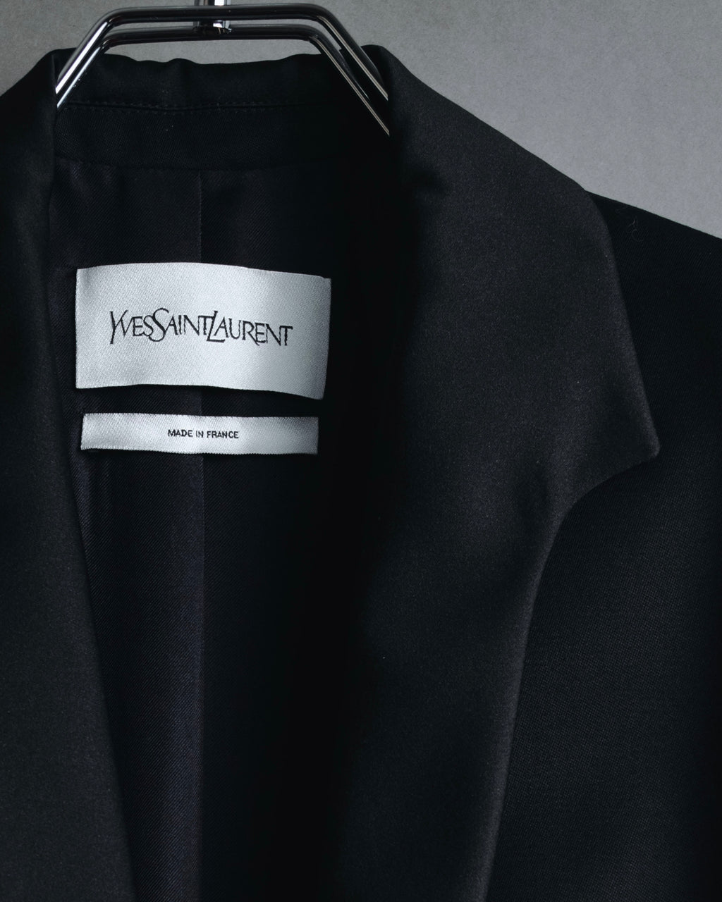 "Yves Saint Laurent" 2008AW Minimal sculpted wool jacket