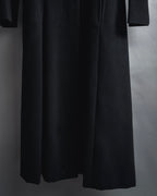 "Max Mara" 90’s-00’s Stand collar belted coat