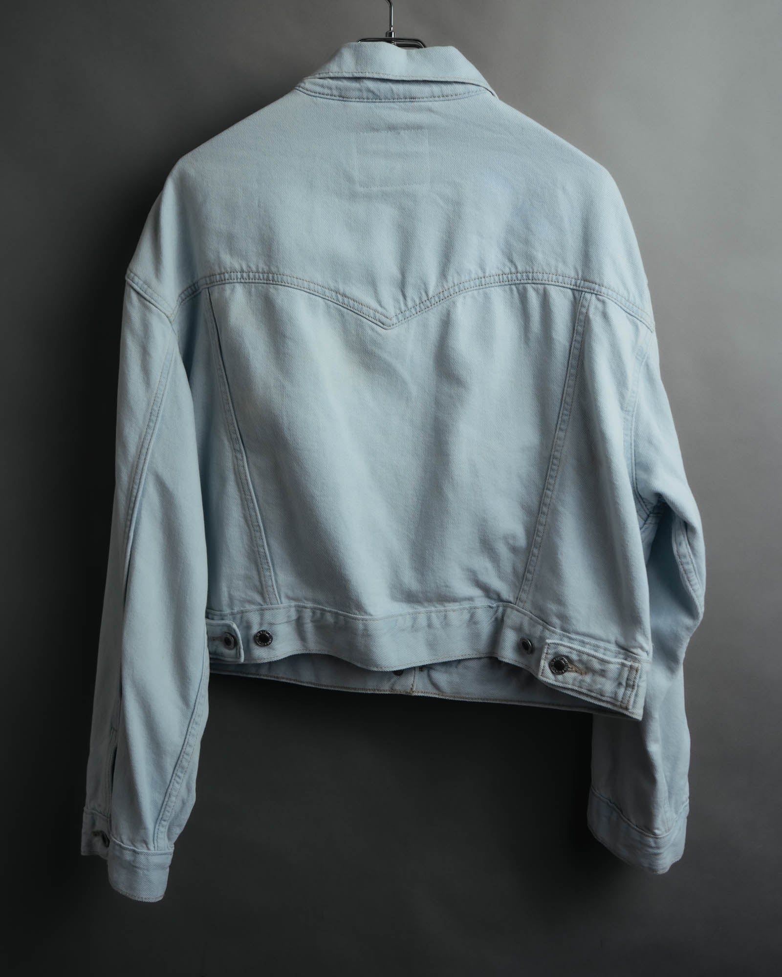 -MOOD MILLÉSIMES- “Levi’s SilverTab” 2010’s-20’s silvertab cropped light wash denim jacket