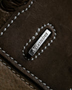 "Mademoiselle Accessories"
 Silver parts design leather one handle bag