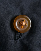 "Vivienne Westwood RED LABEL"
 Draped neck design black cotton shirt