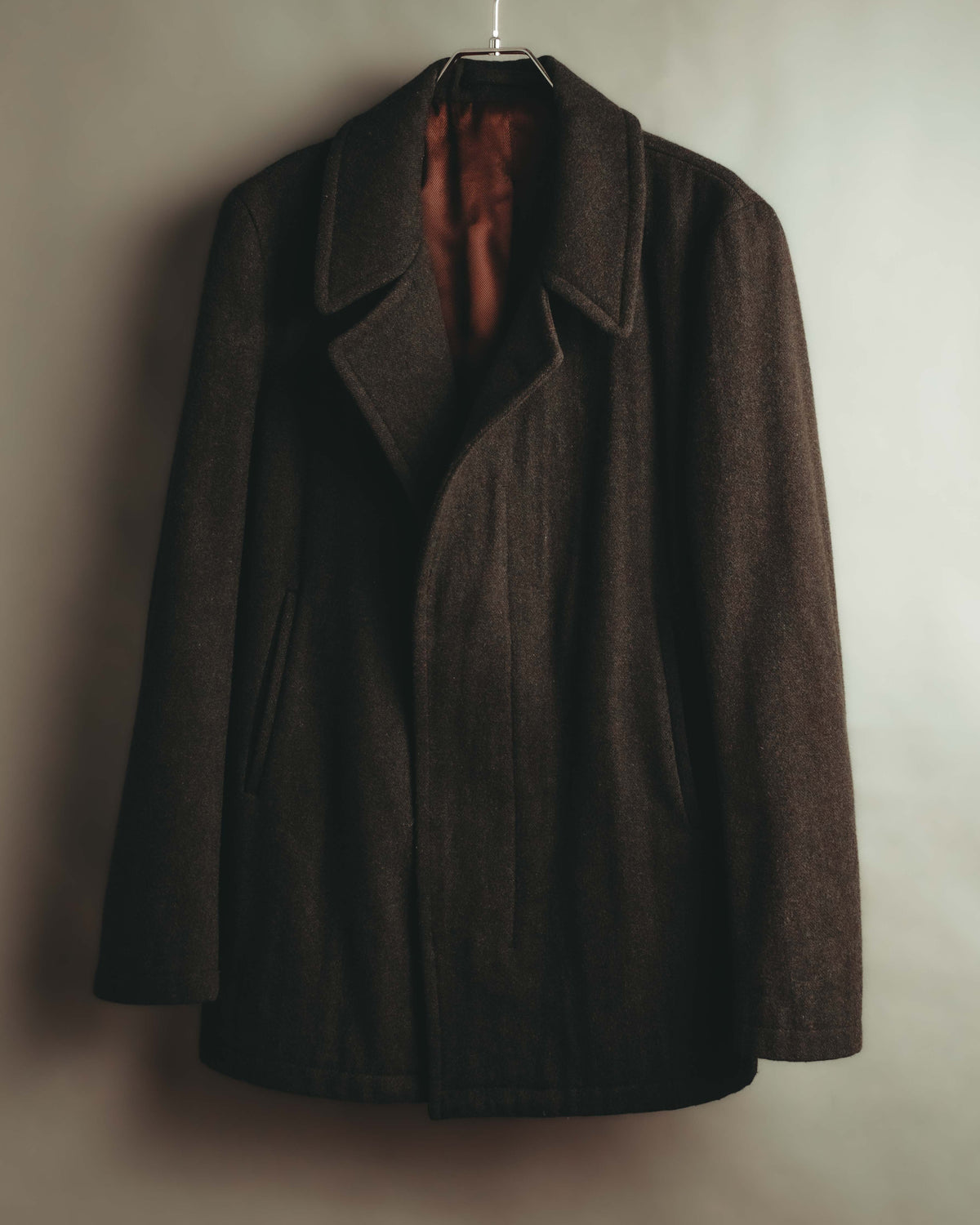 -SPECIAL- “Maison Martin Margiela” 2011-2014 Short wool blend chesterfield coat