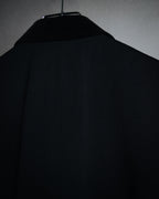 "tricot COMME des GARÇONS"
1989 Velvet-collared double-breasted tailored vest