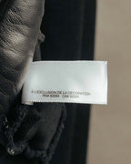 -MOOD Vintage Collections- 00’s Minimal black supima cotton knit