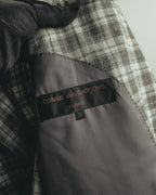 "COMME des GARÇONS HOMME" 90's Plaid wool blazer