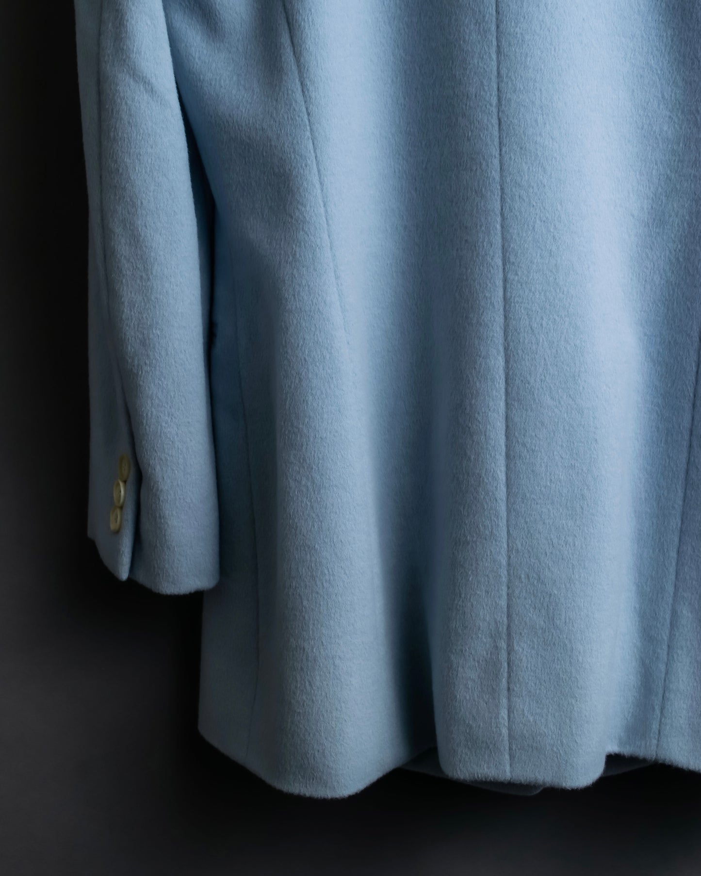 “CELINE “ beautiful shaped sky blue tailored jacket