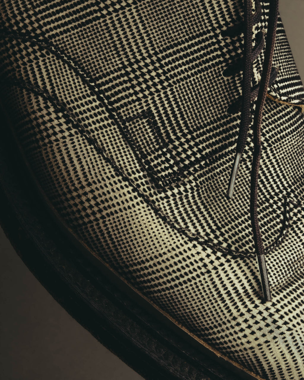 "J.M. WESTON" 2010's Prince of wales checked derby shoes