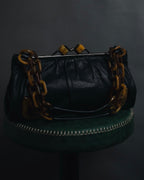 –SPECIAL– "MIU MIU"
Early 2000s bakelite effect chain frame bag
