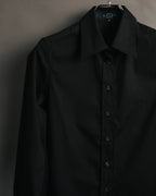 "GUCCI" 00's Black uniform long sleeve shirt