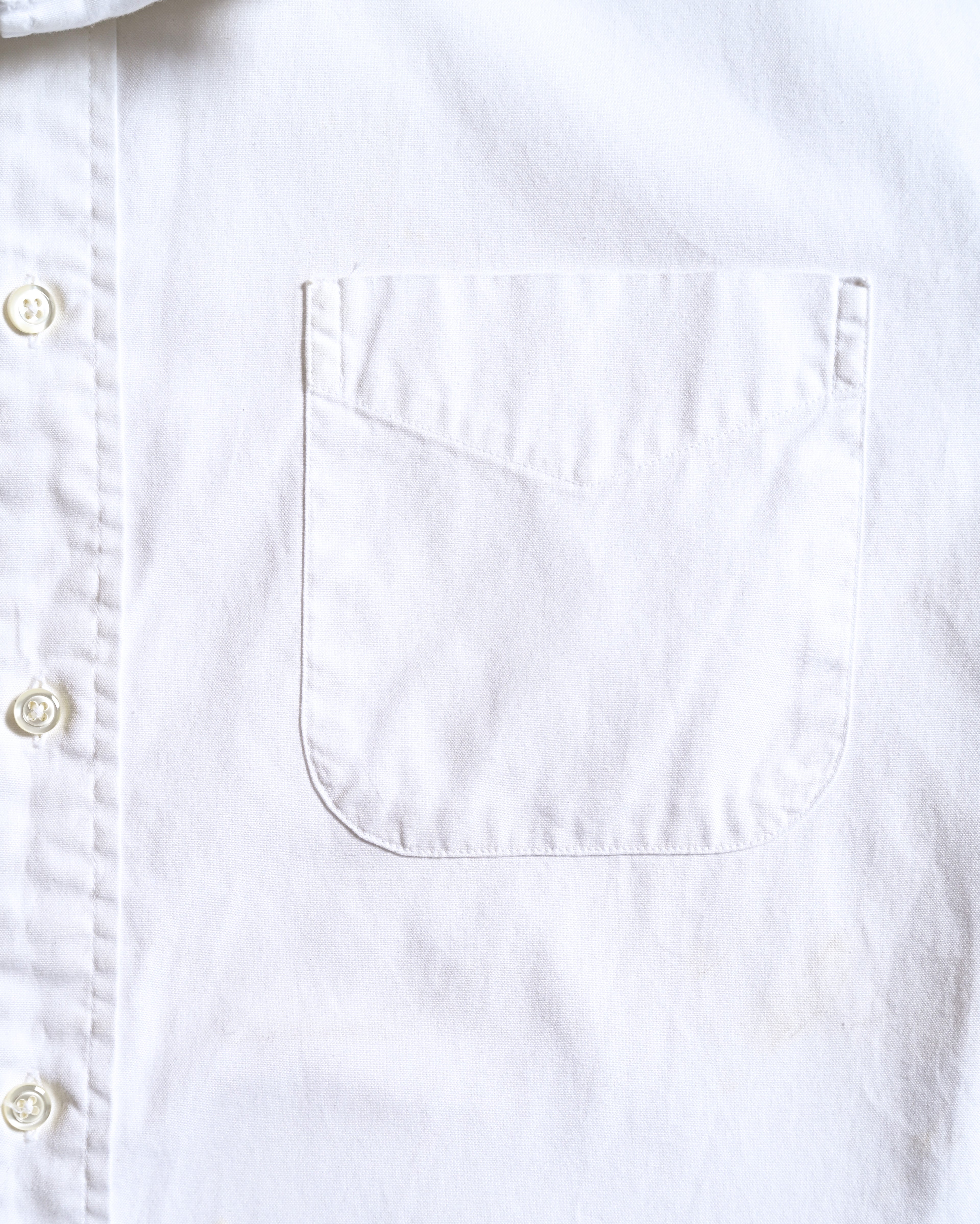 BROOKS BROTHERS/ Relax Fit Cotton French Cuff Shirt White