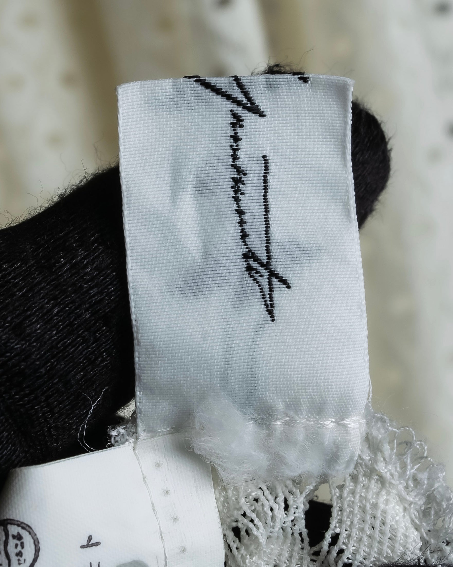 "YOHJI YAMAMOTO" 1992SS eyelet cutwork lace design long skirt