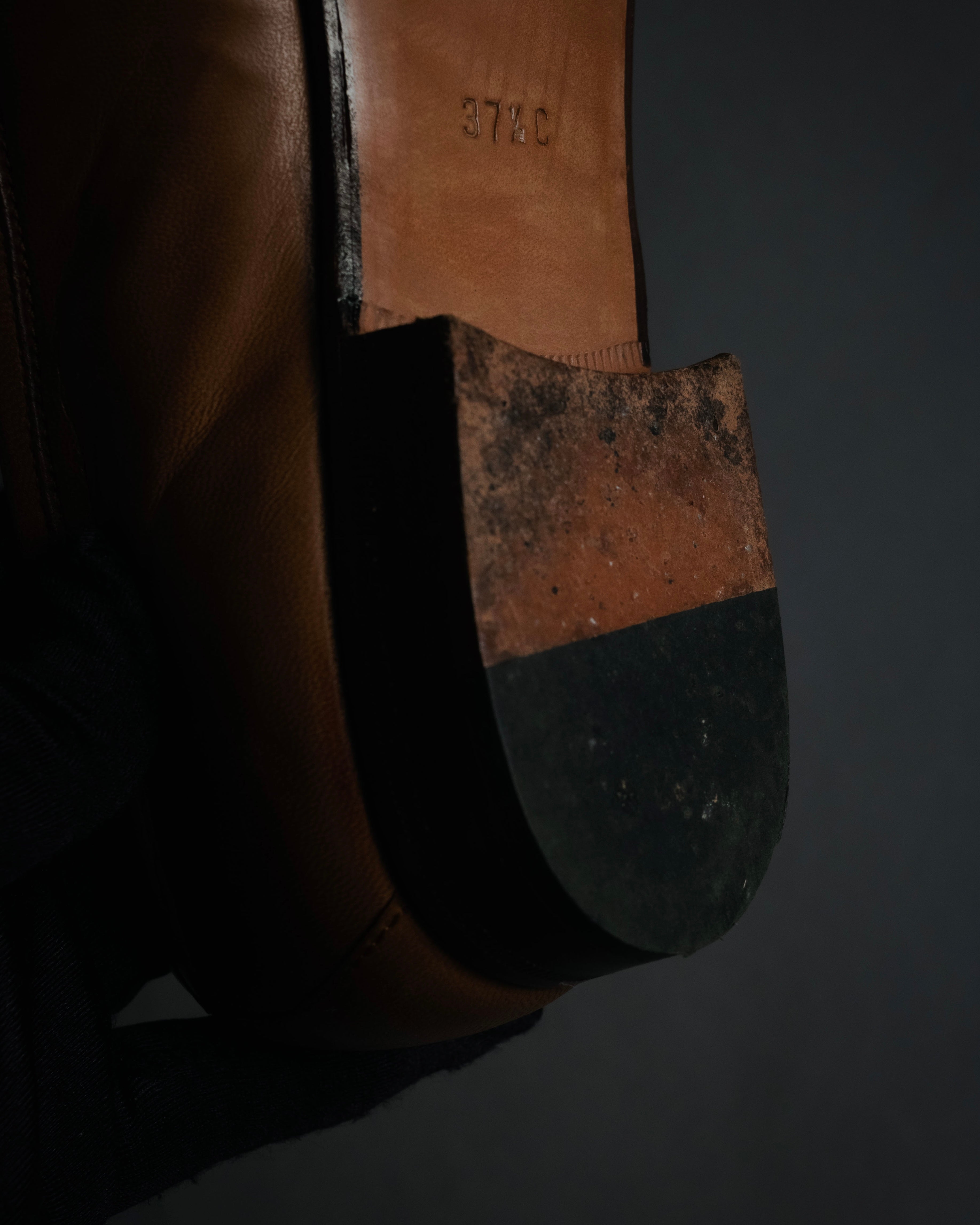 “GUCCI” 1980’s-1990’s Horsebit leather loafers