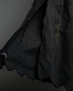 "A-POC" Wrap design high slit skirt