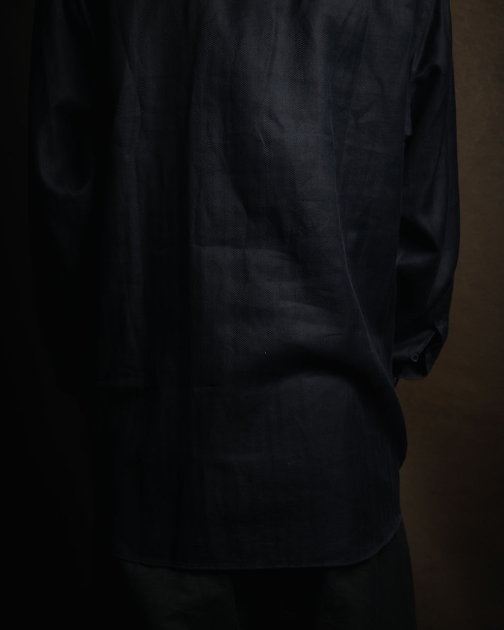 "GUCCI" 2008-2010 Herringbone wide collar dress shirt