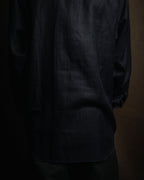 "GUCCI" 2008-2010 Herringbone wide collar dress shirt