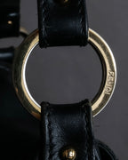 "FENDI" Gathered design leather one-shoulder bag