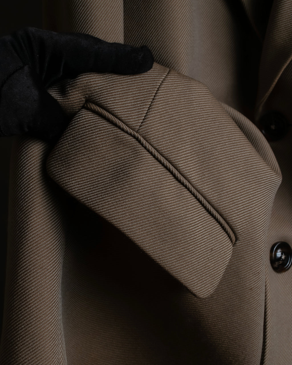 "MAISON MARGIELA" 13AW structured mid-length tailored coat