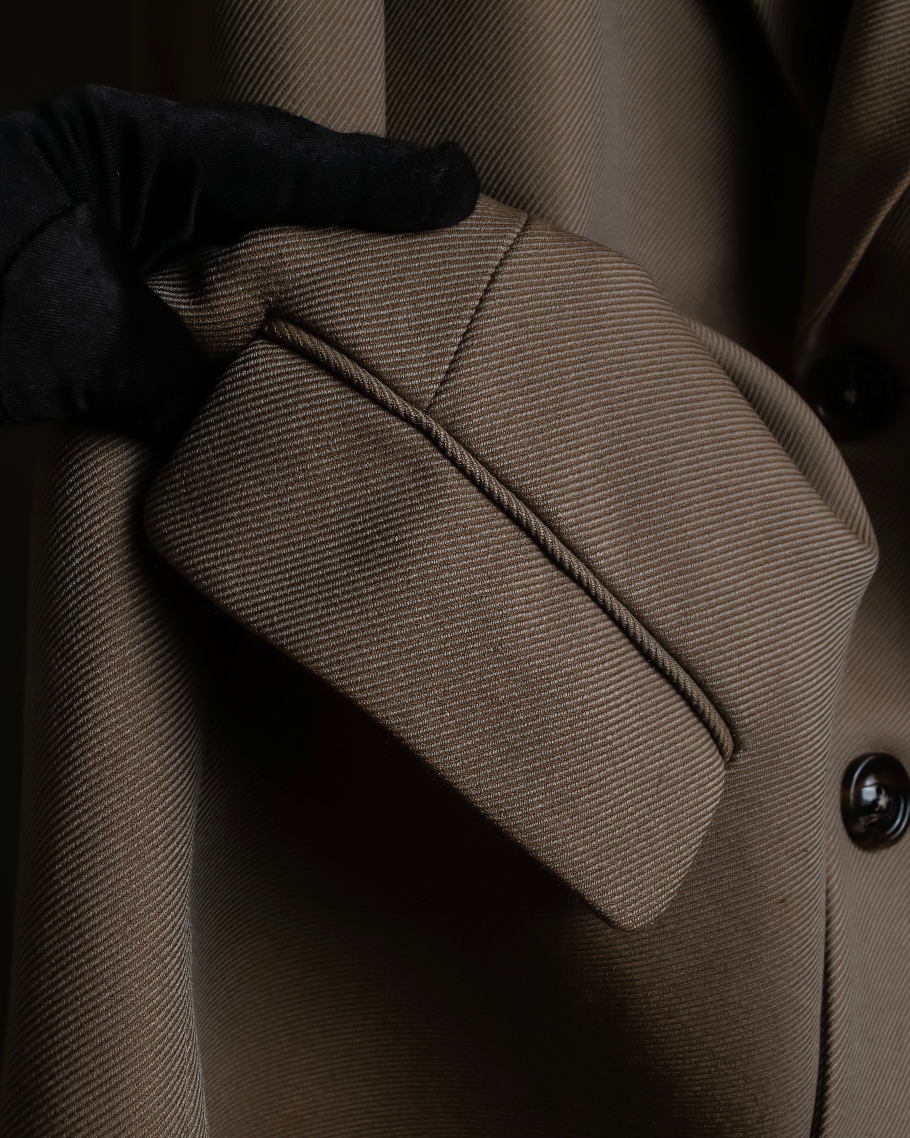 "MAISON MARGIELA" 13AW structured mid-length tailored coat