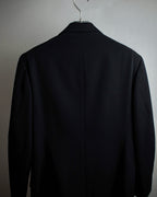 "Y's" 94AW sharp lapel cut design double-breasted jacket