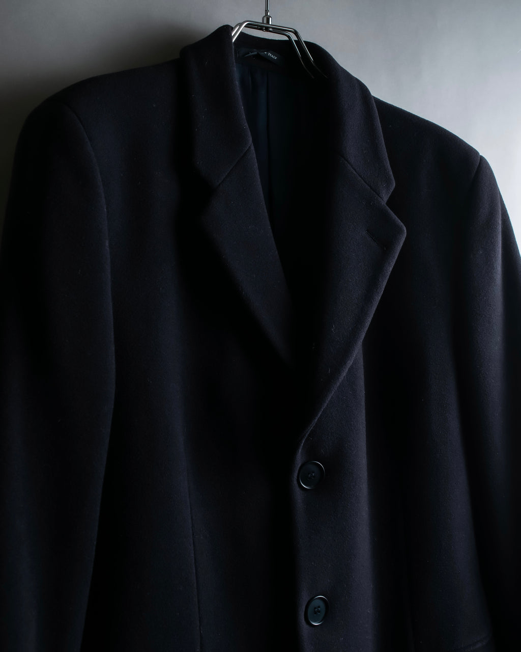 "EMPORIO ARMANI" Single-breasted oversized chester coat