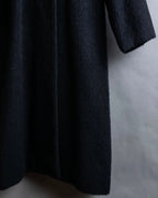 "YVES SAINT LAURENT" Large shawl collar black long coat