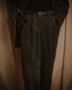 –SPECIAL– "ISSEY MIYAKE MEN" 98AW garment-pleated cotton tailoring set-up