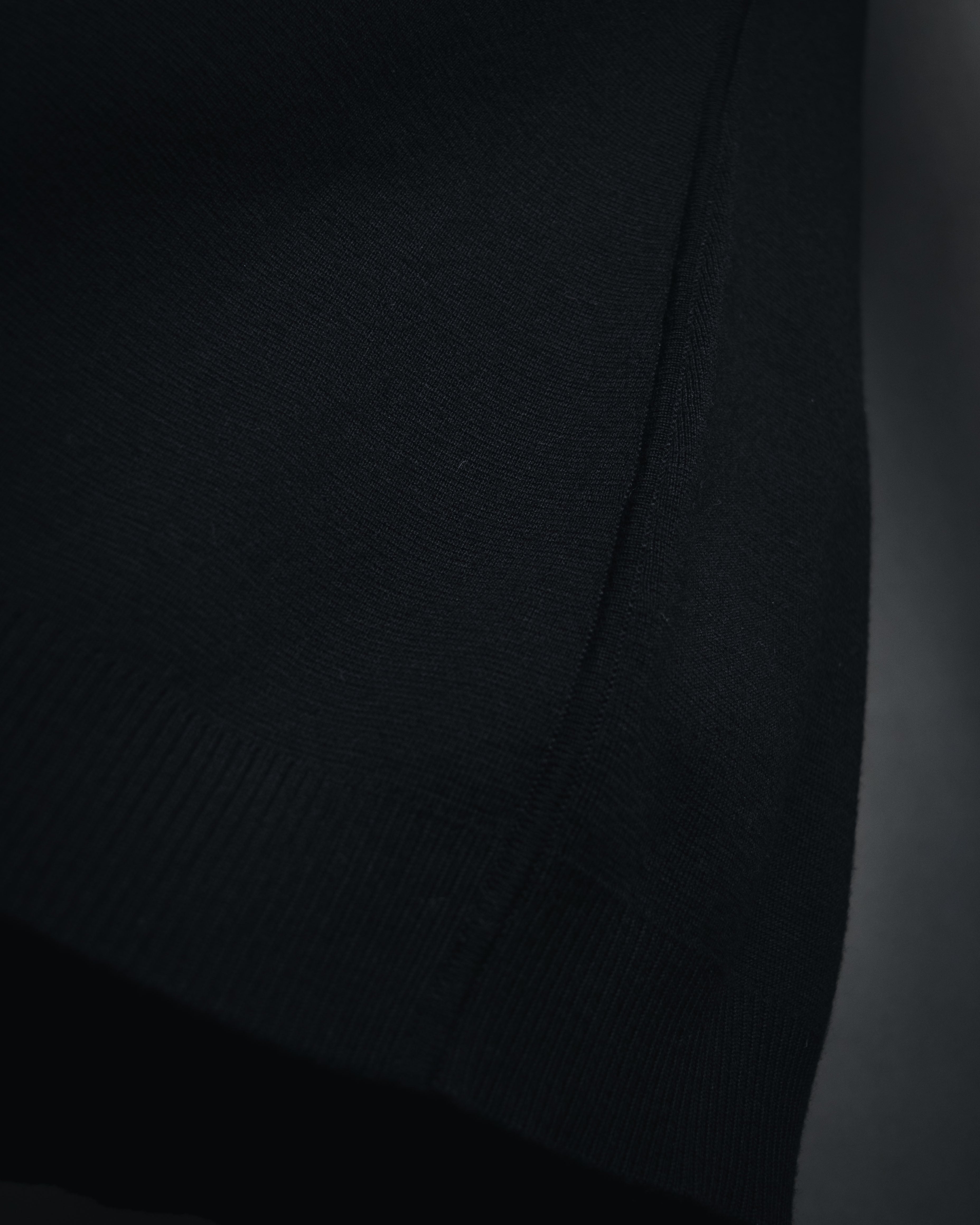 "HERMES" 00’s Minimal wool cashmere crewneck knit