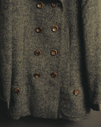 "VALENTINO BOUTIQUE" 80's Brushed alpaca skirt suit