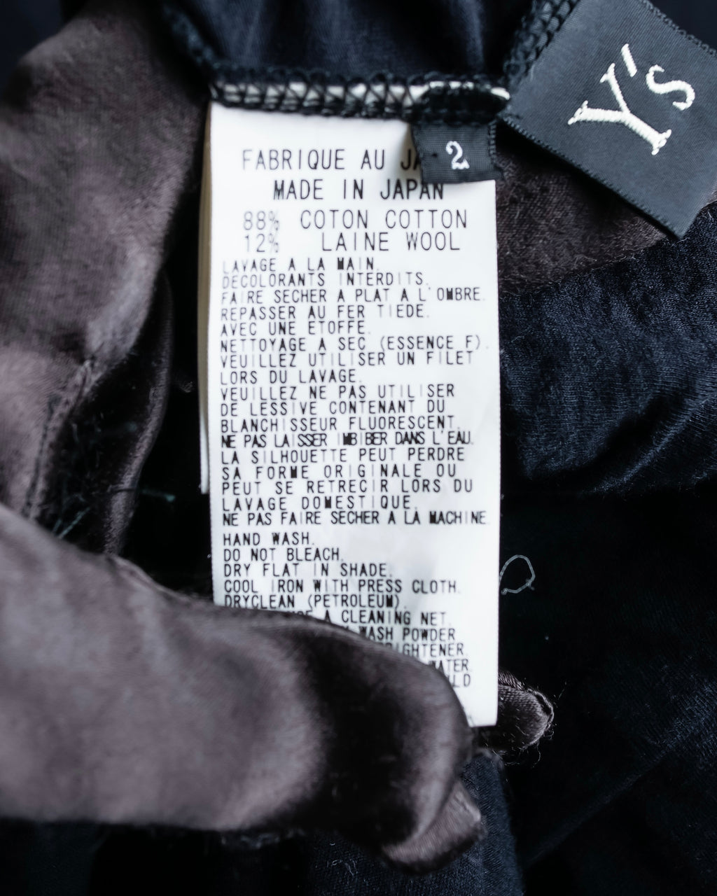 “Y’s 1998SS” Asymmetry designed high neck no sleeve top