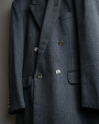 "Christian Dior" Metal button double-breasted tailored jacket