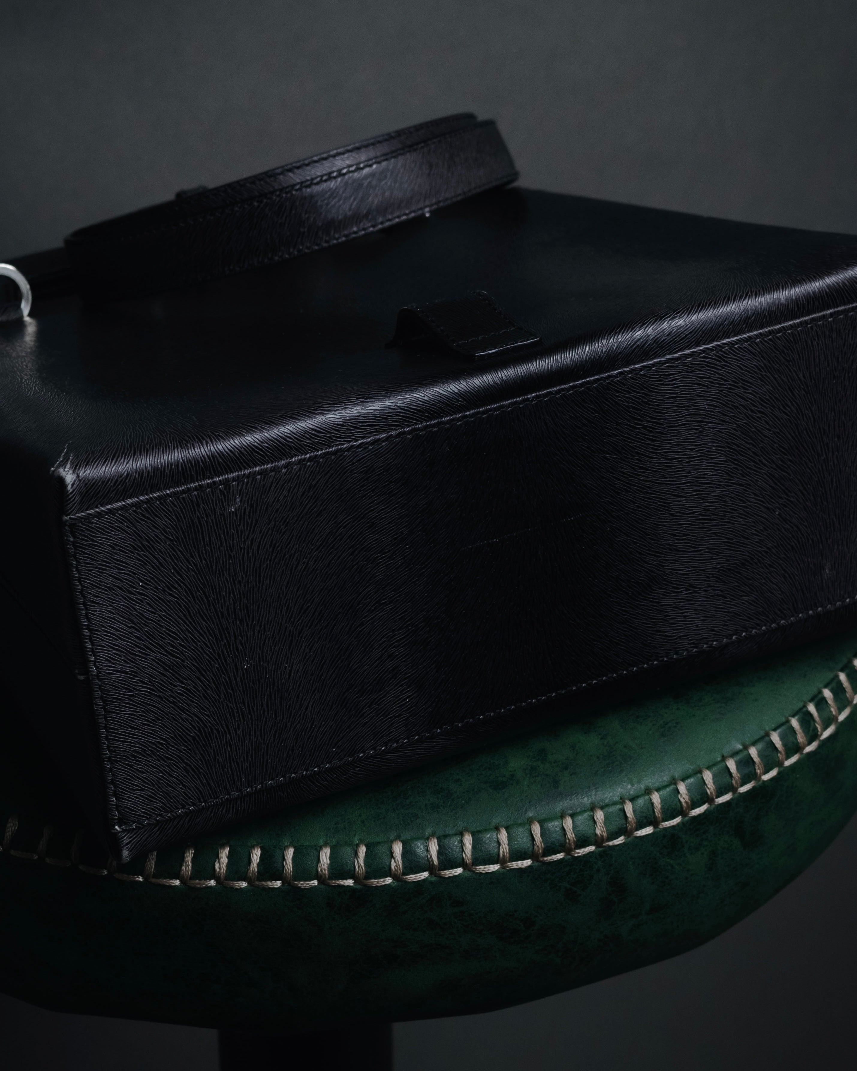 "Salvatore Ferragamo" 90’s structured gancini 2way top handle bag