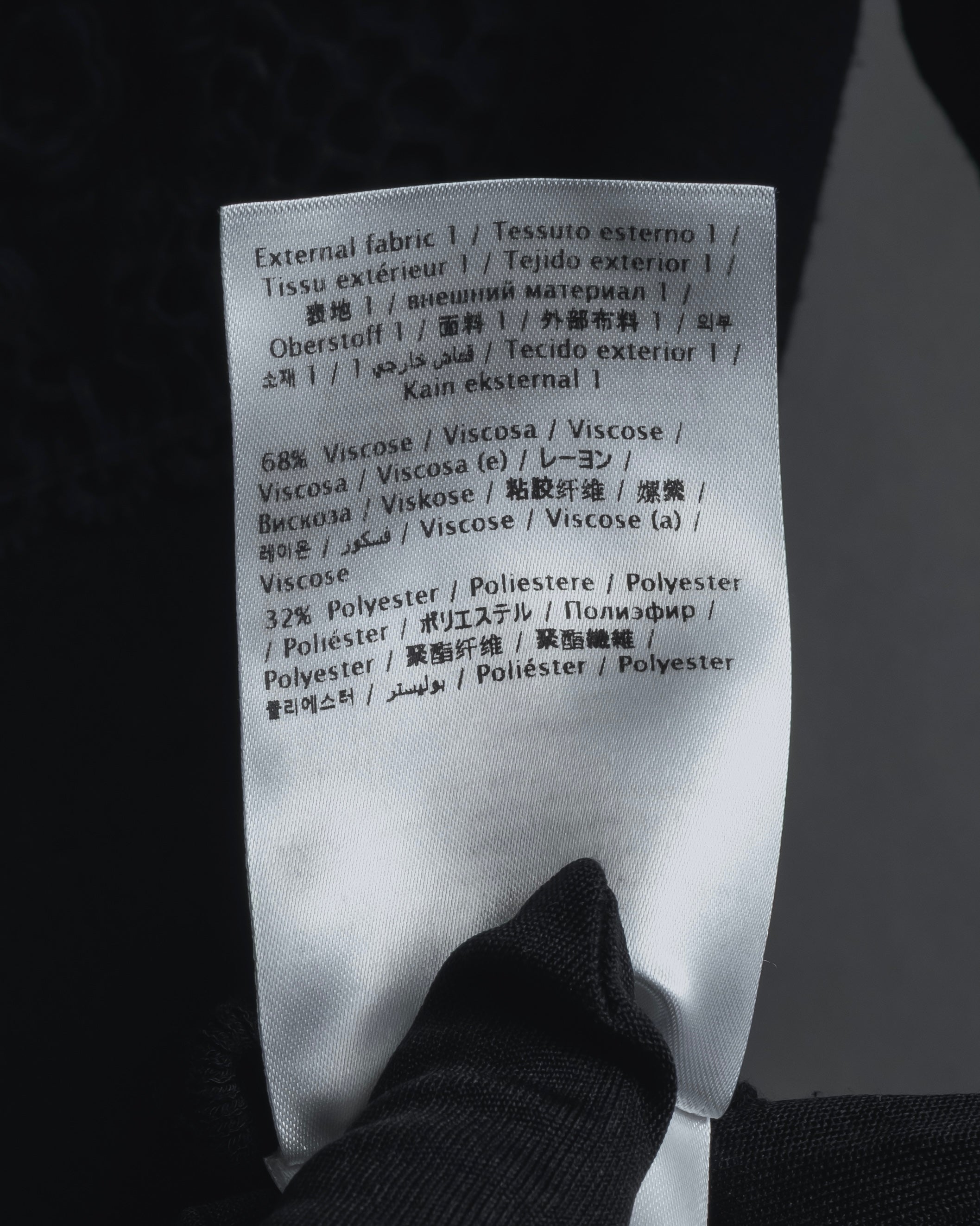 "RED VALENTINO" Lace bib knit tunic dress