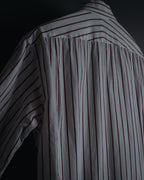 "Christian Dior" 80’s classic striped cotton dress shirt