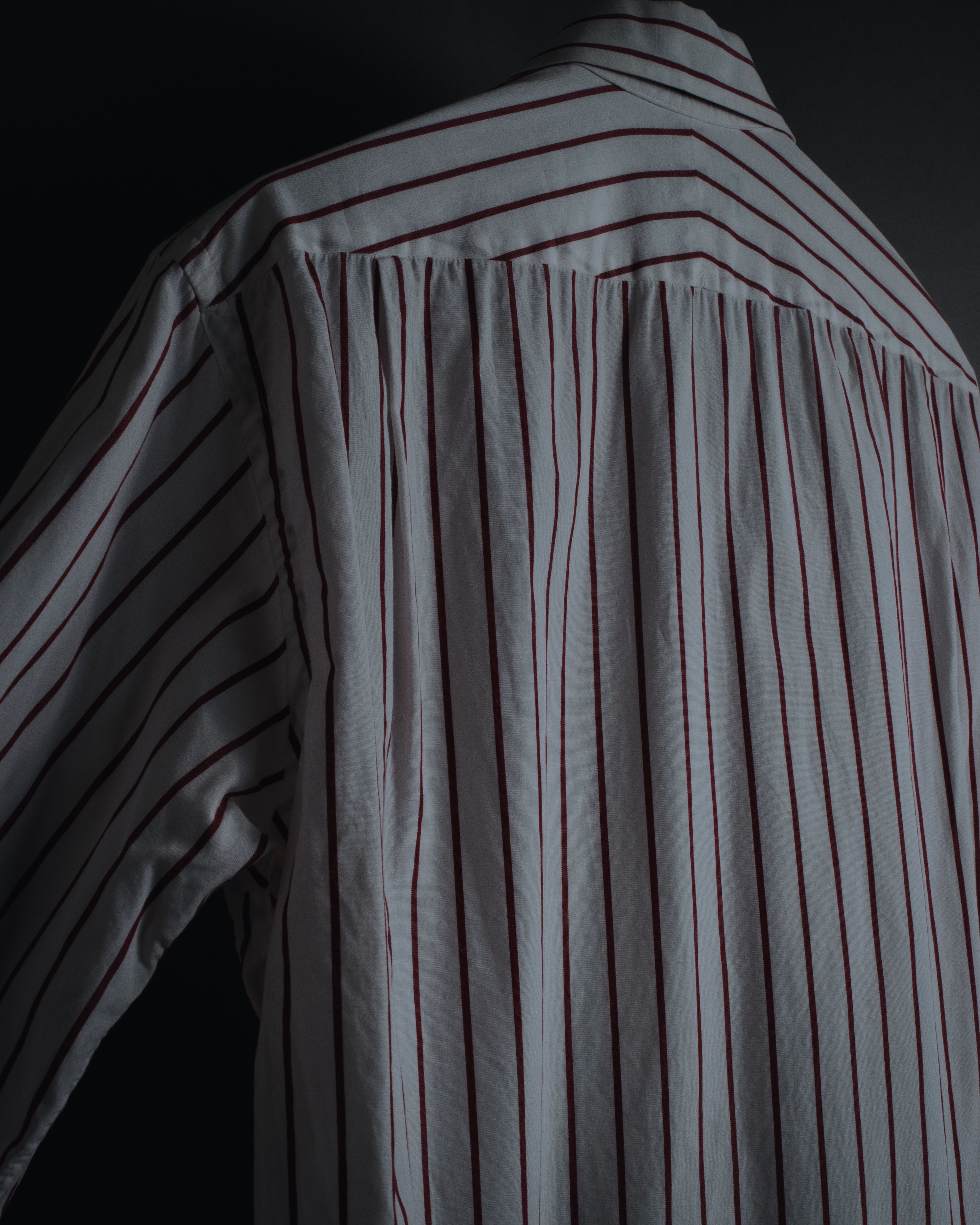 "Christian Dior" 80’s classic striped cotton dress shirt