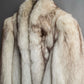 "WINDSOR" Fox fur 5 hooks gradient color jacket