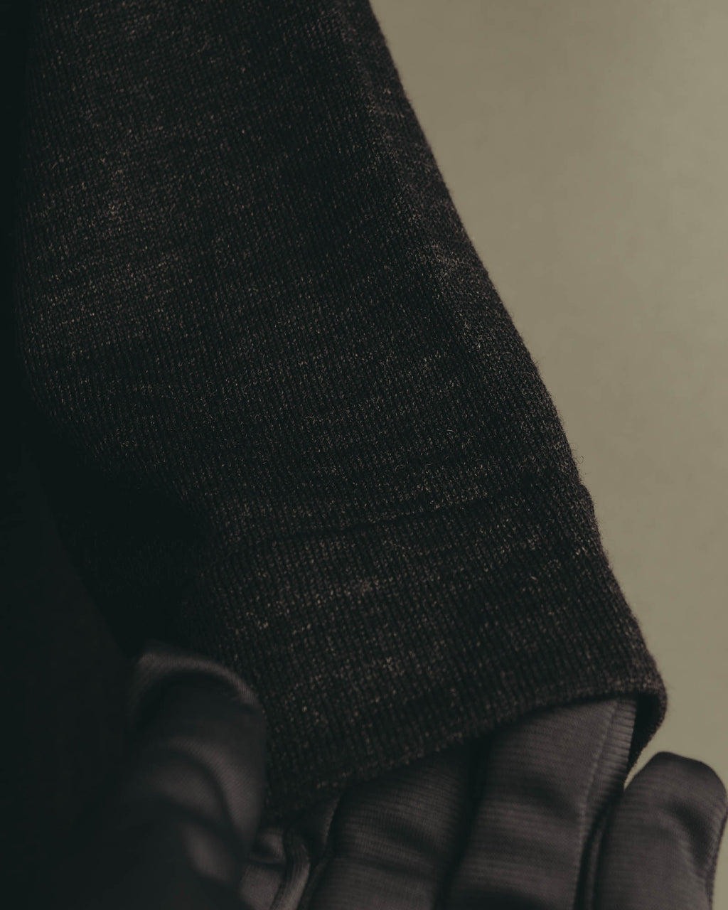 "Margaret Howell" 90's-00's Soft wool short sleeve knit top
