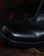 "BOTTEGA VENETA" Belt design square toe knee high long boots