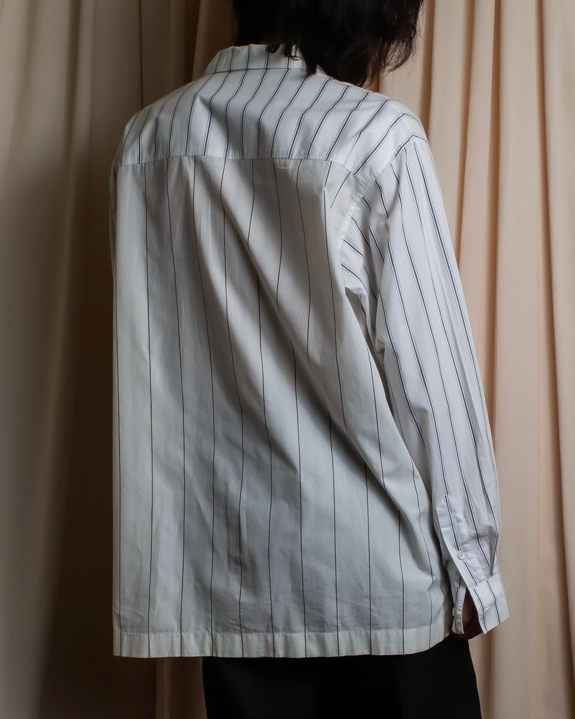 "STELLA McCARTNEY" 18SS Drag queen graphic design stripe shirt