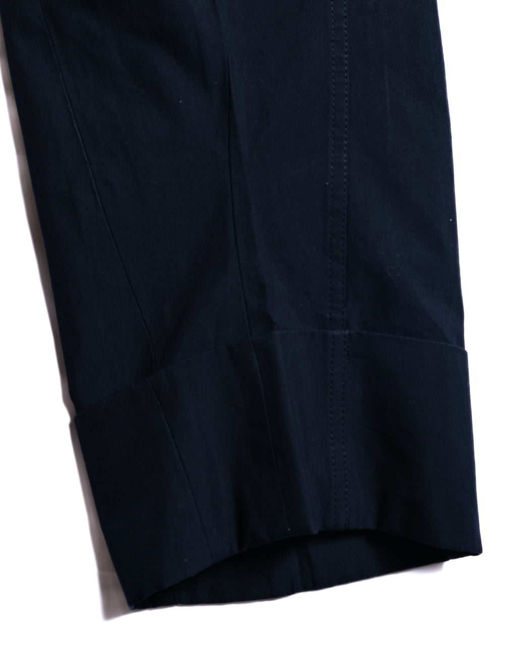 BOTTEGA VENETA by Matthieu Blazy / 2022SS Curved Hem Trousers Navy