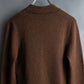 "HERMES" 100% cashmere V-neck design knit