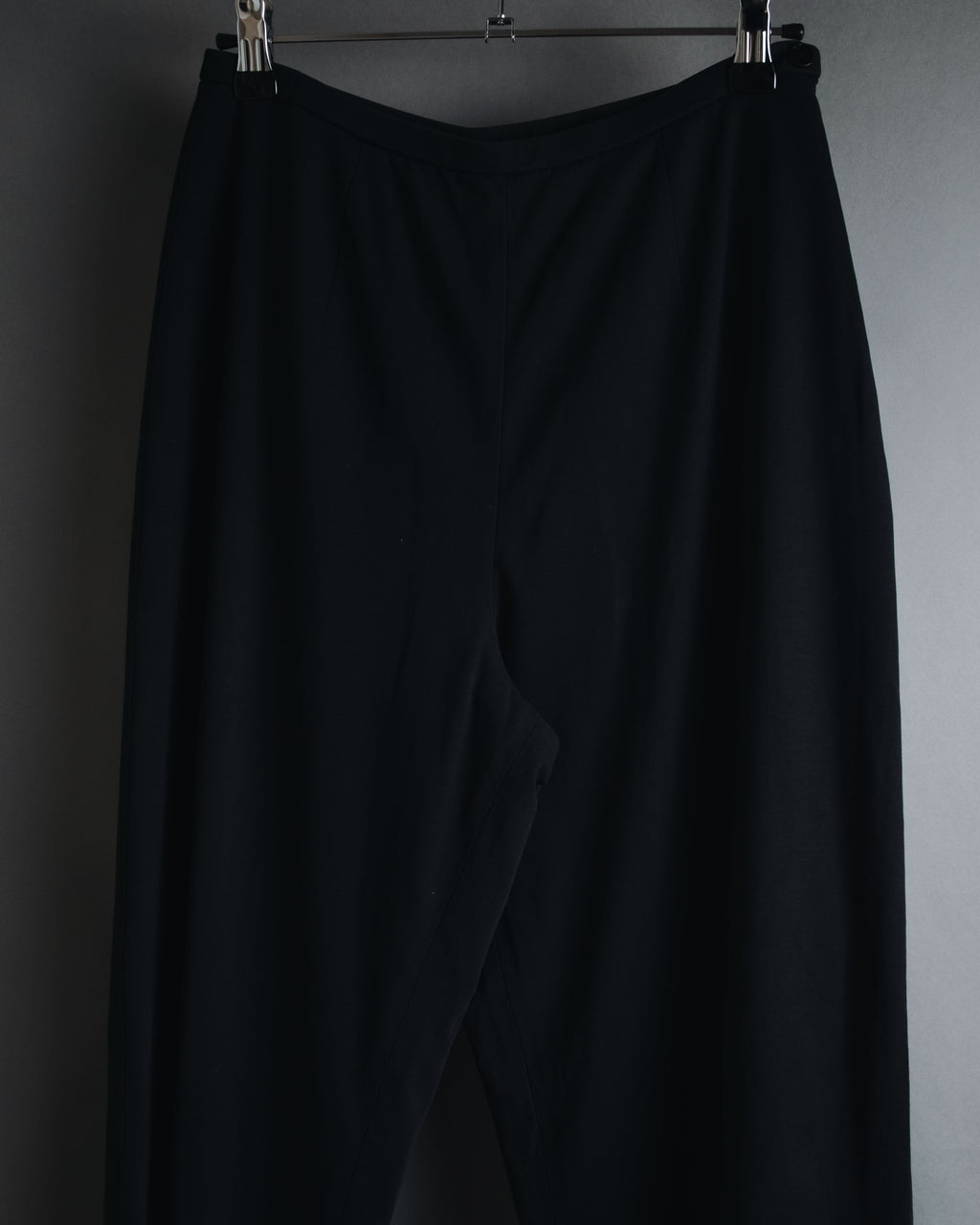 "YVES SAINT LAURENT" Elegant draped tailored slacks