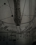 –SPECIAL– "HERMES" 90’s La musique des sphères silk twill printed shirt