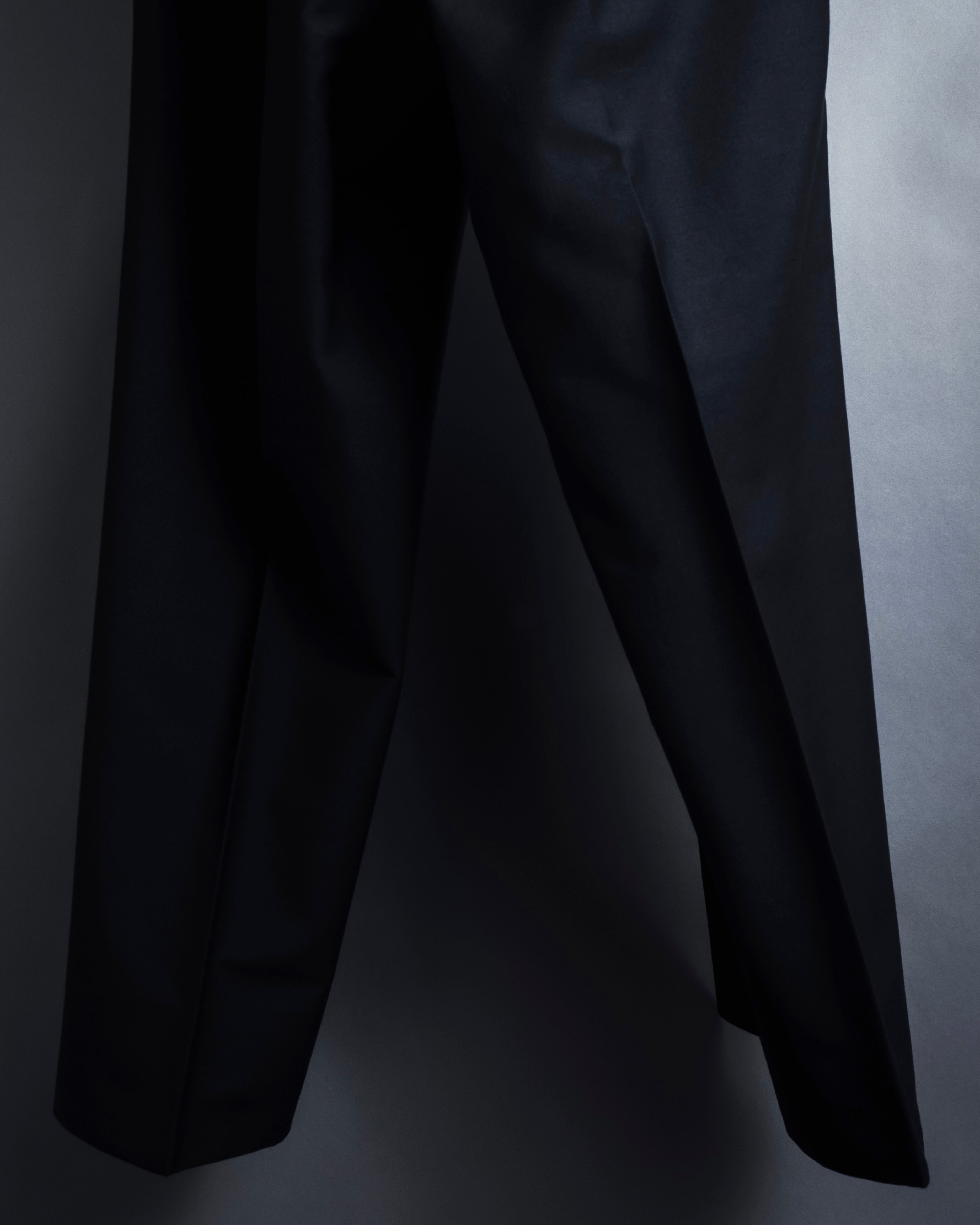 "YVES SAINT LAURENT" Strongly tailored shaped wool set up