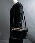 "GIANNI CHIARINI" High quality leather 2way shoulder bag