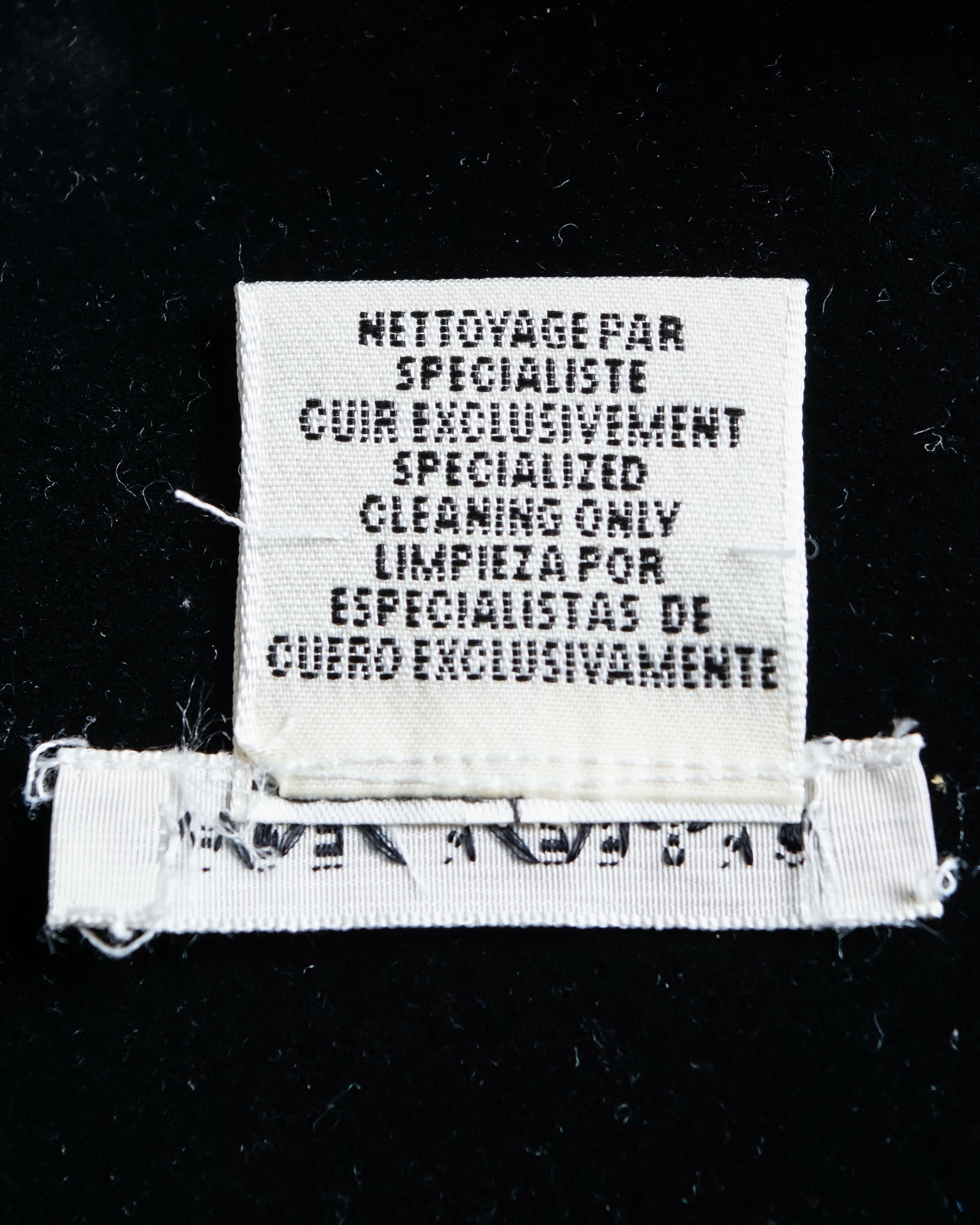 "HERMES" Silk cloth docking leather waist mark belt