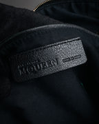 “Alexander McQueen” 2000’s Soft leather zip tote bag