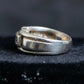 "JEAN PAUL GAULTIER" Logo engraved silver 925 ring