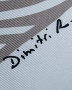 "HERMES" Zebra abstract print Carre 90 silk scarf